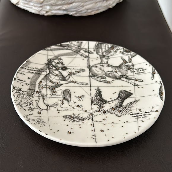 Anthropologie Astrology Chart Canape Plate Salt and Earth Columba Constellation - Picture 3 of 5